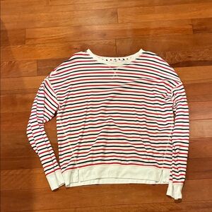 Vineyard Vines Red and navy dreamcloth sweatshirt